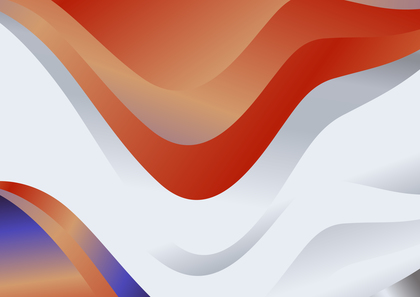 Red Orange and Blue Wave Background Template with Space for Your Text