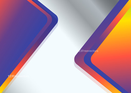 Red Orange and Blue Background with Space for Your Text
