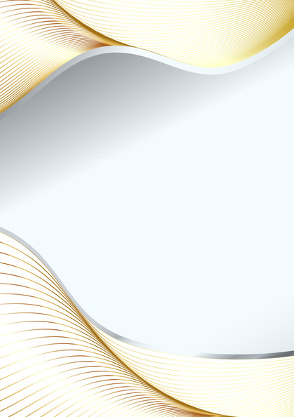 Light Yellow Flowing Curves Background Template with Space for Your Text