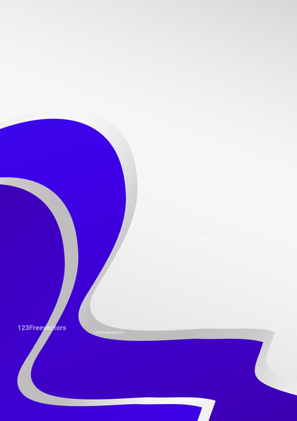 Royal Blue Vertical Wave Background with Space for Your Text