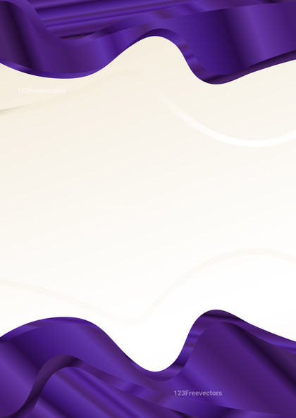 Purple Vertical Wave Background Template with Copy Space for Your Text