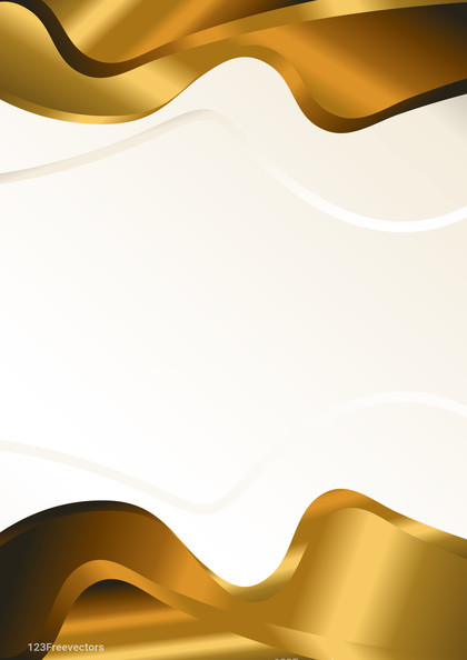 Gold Vertical Wave Background with Space for Your Text Image