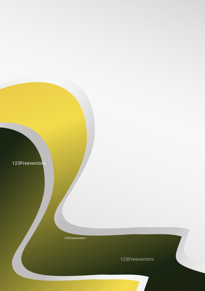 Green and Yellow Vertical Wave Background with Space for Your Text