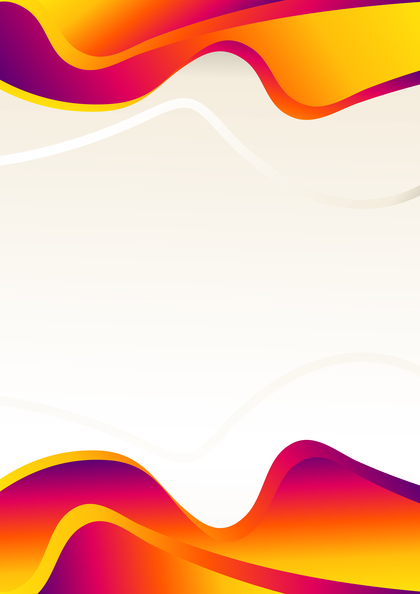 Pink Orange and Yellow Vertical Wavy Background with Copy Space for Your Text