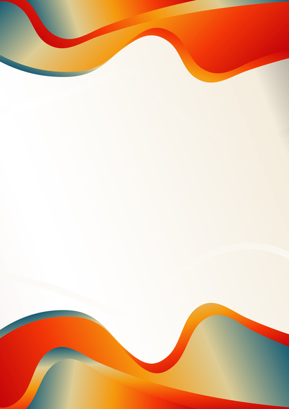 Red Orange and Blue Vertical Wavy Background with Space for Your Text