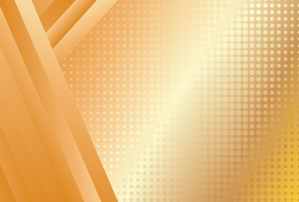 Orange Gradient Halftone Background Vector Graphic