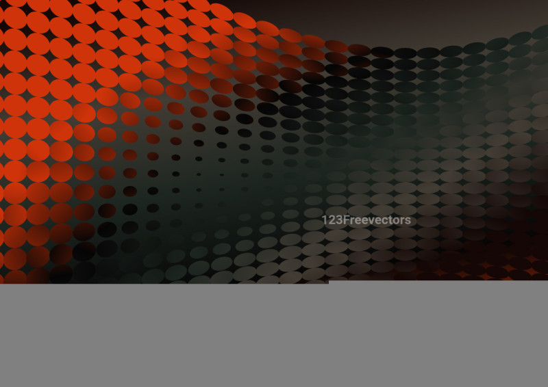 Red and Black Gradient Halftone Pattern Background Vector