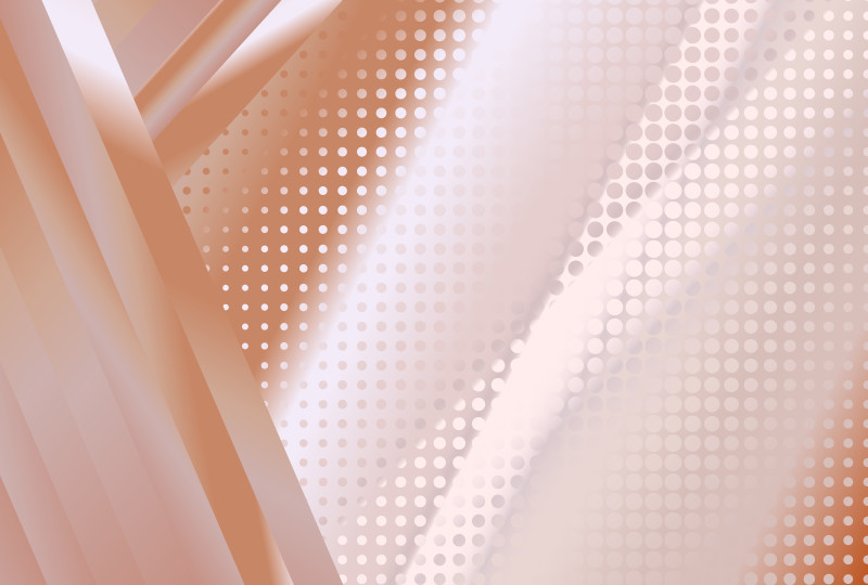 Orange and White Gradient Halftone Dot Pattern Background Vector Image