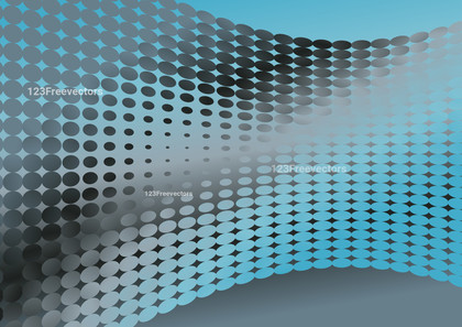 Blue and Grey Gradient Dot Background Vector Image