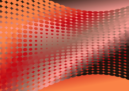 Red and Orange Dotted Background Image