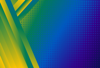 Blue Green and Yellow Gradient Dot Pattern Background Vector Eps