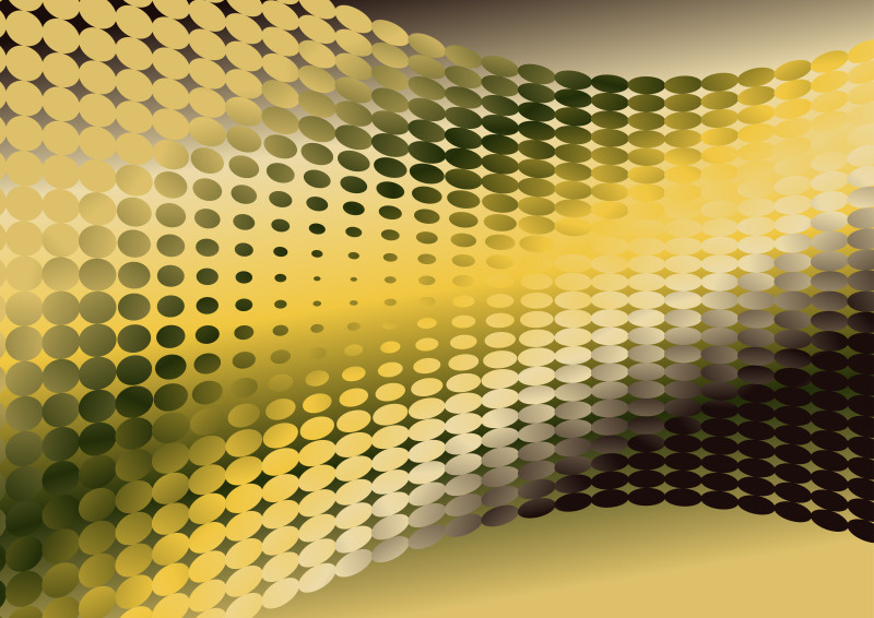 Green Yellow and Brown Gradient Halftone Dots Background