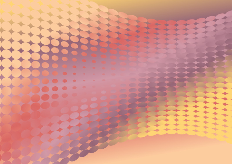 Grey Red and Yellow Gradient Halftone Dot Pattern