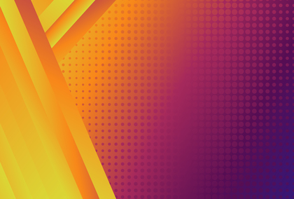 Pink Orange and Yellow Gradient Dot Pattern Background Vector Image