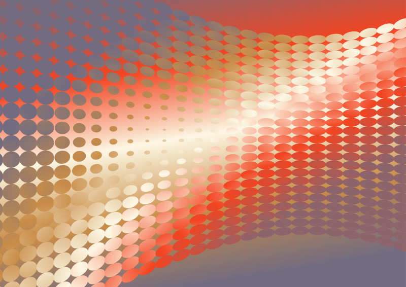 Purple Red and Orange Gradient Halftone Dots Background Vector Eps