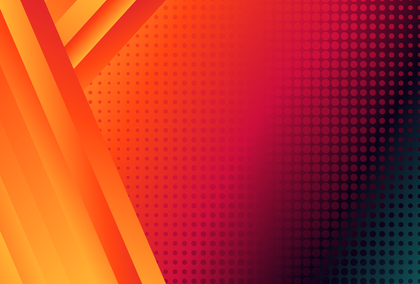 Red Orange and Blue Gradient Dotted Background