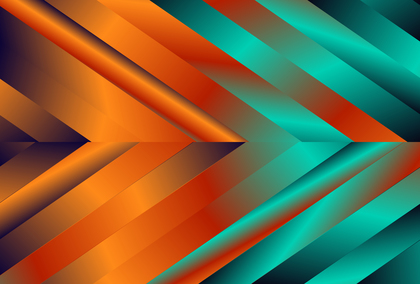 Arrow Abstract Blue and Orange Gradient Background Image