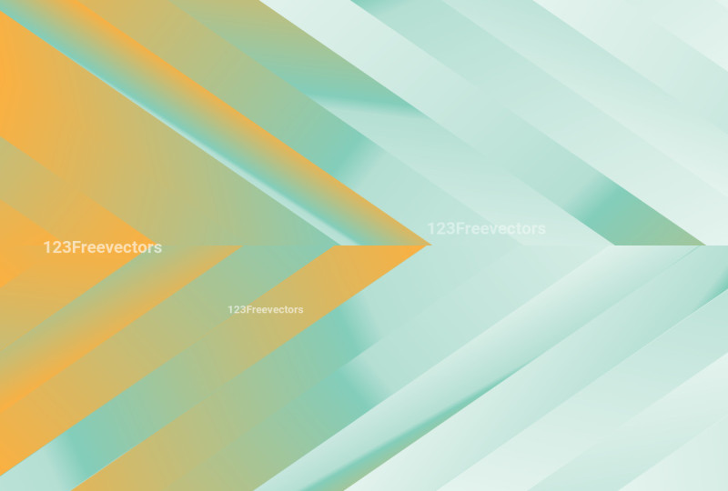 Abstract Arrow Blue and Orange Gradient Background Design