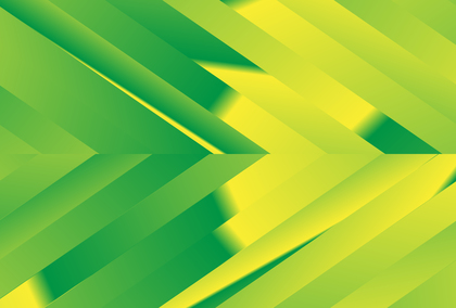 Abstract Green and Yellow Gradient Arrow Background
