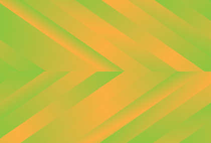 Orange and Green Gradient Arrow Background Design