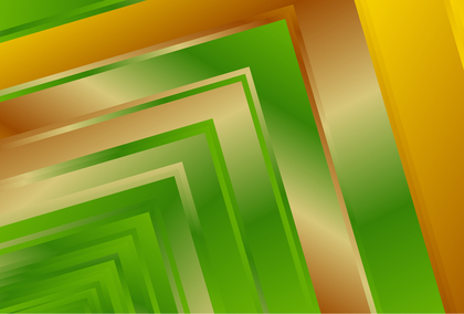 Arrow Orange and Green Gradient Background Illustration
