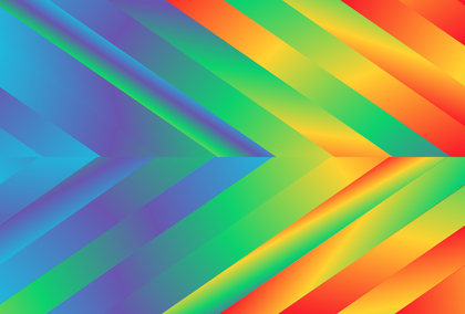 Abstract Arrow Blue Green and Orange Gradient Background Image