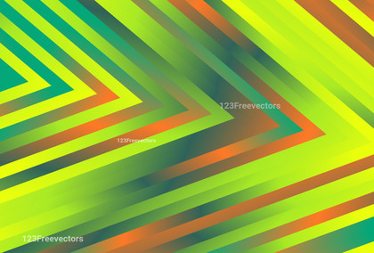 Abstract Blue Green and Orange Gradient Arrow Background