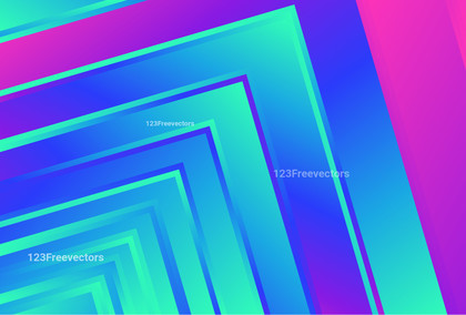 Blue Pink and Green Gradient Arrow Background