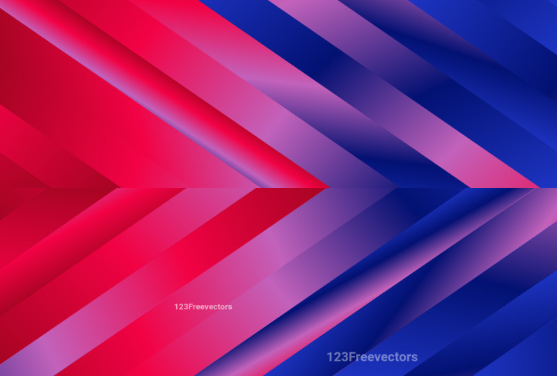 Arrow Abstract Pink Red and Blue Gradient Background Illustration