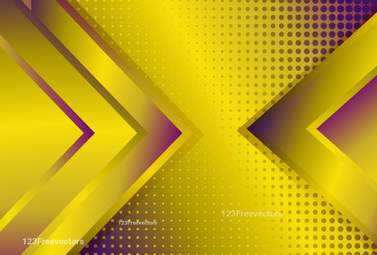 Pink and Gold Gradient Arrow Background with Dots Vector