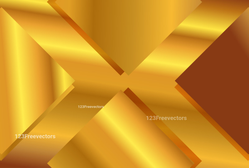 Arrow Gold and Orange Gradient Background Vector Art