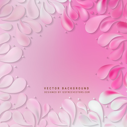 Abstract Light Pink Arc-Drop Background Design