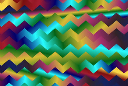 Abstract Colorful Gradient Zig Zag Background Vector Graphic