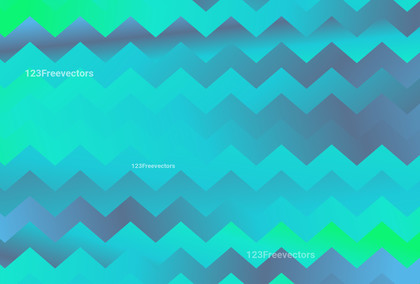 Abstract Blue and Green Gradient Chevron Background