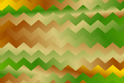 Orange and Green Abstract Gradient Chevron Background