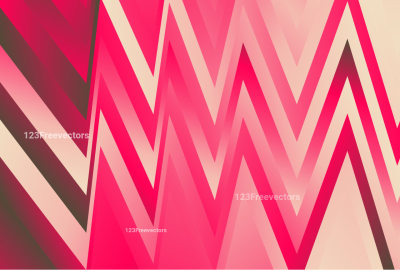 Pink and Brown Abstract Gradient Chevron Pattern Background