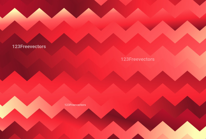 Red and Yellow Gradient Chevron Zig Zag Background Graphic