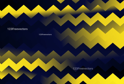 Blue Yellow and Black Gradient Zig Zag Background