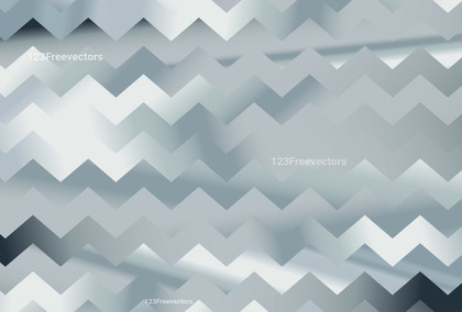 Blue White and Grey Abstract Gradient Chevron Background Vector Illustration