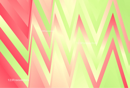 Abstract Red Green and Beige Gradient Zig Zag Pattern Background Image