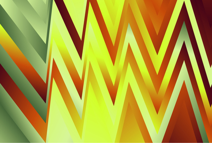 Red Yellow and Green Abstract Gradient Chevron Zig Zag Background