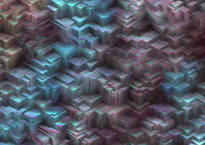 Abstract Dark Blue Three Dimensional Modern Geometric Background Image