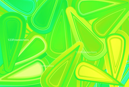 Green and Yellow Fluid Color Background Vector
