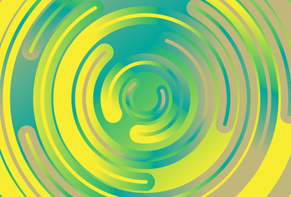 Blue Green and Yellow Gradient Fluid Shapes Background