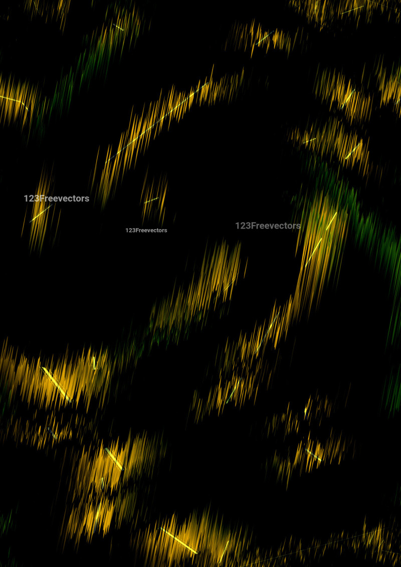Abstract Black Green and Yellow Background Texture