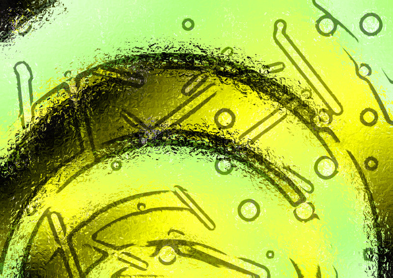 Black Green and Yellow Abstract Texture Background