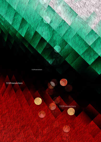 Abstract Black Red and Green Texture Background Design