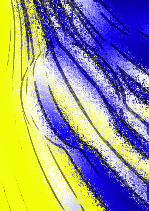 Abstract Blue Yellow and White Texture Background Design