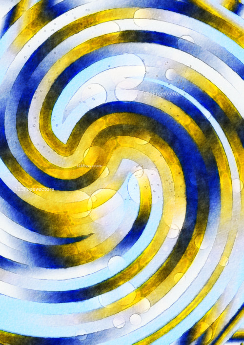 Abstract Blue Yellow and White Background Texture Design