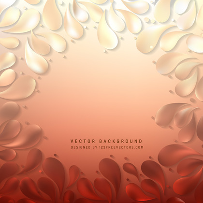 Abstract Red Beige Arc-Drop Background